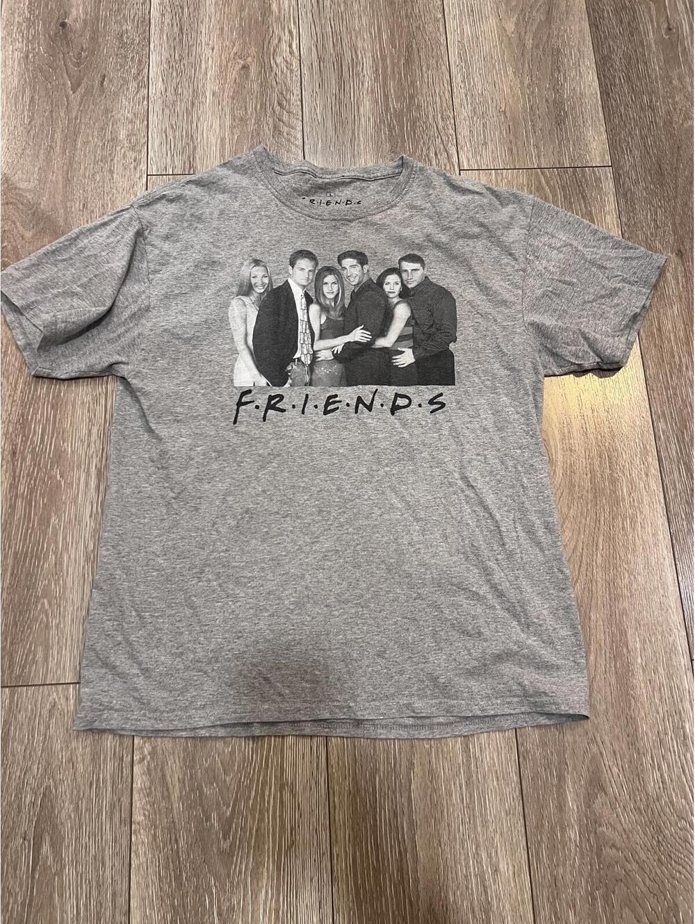 Friends TV Show Graphic T-Shirt - Men's Large Grey